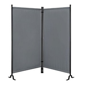 Proman Galaxy II Large Room Divider (Grey, 74.25" width), optimized for listings and under 150 characters: - 1 of 4