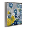 Stupell Industries Blue & Yellow Abstract Poppies, 18" x 18" - 3 of 4