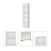 SEVOBAL Decorative Bookshelf Shelves on Sale Slim Vertical Bookcase Large Bookshelf Librero for Living Room, White, 11.7"*17.7"*72" - 4 of 4