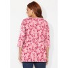 Catherines Women's Plus Size Easy Fit 3/4-Sleeve V-Neck Tunic - 3 of 4