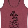 Women's - Disney - Mickey Sketch Graphic Racerback Tank - 2 of 4