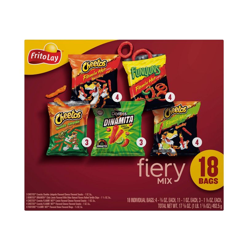 Frito-Lay Variety Pack Fiery Mix - 18ct, 3 of 11