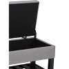 NicBex Faux Leather Storage Ottoman Bench,Upholstered Storage Ottoman with Open Slat Bottom Shelf,Modern Storage Bench for Living Room,Bedroom - 4 of 4