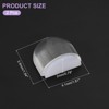 Unique Bargains Rubber Self-Adhesive Shock Absorbent Reusable Door Stop 2 Pcs - 2 of 4