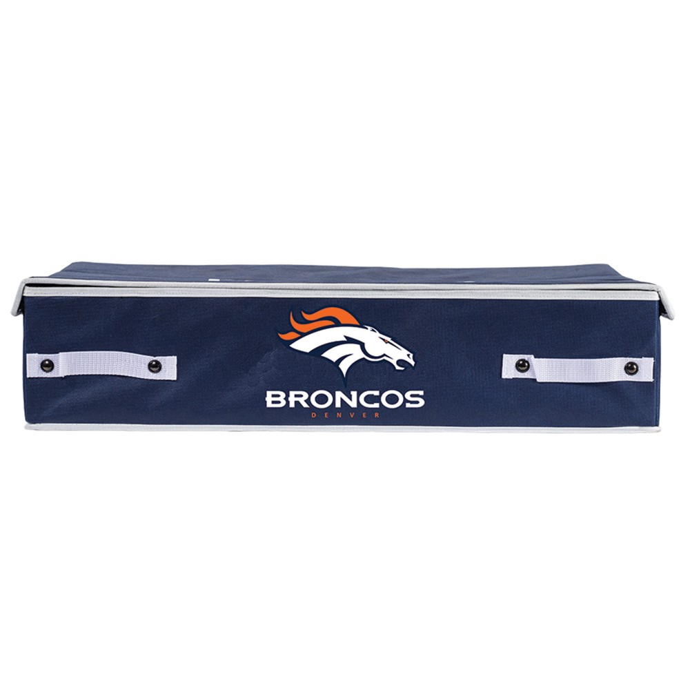 Photos - Clothes Drawer Organiser NFL Franklin Sports Denver Broncos Under The Bed Storage Bins - Large