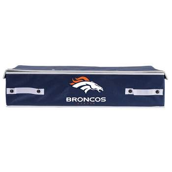 NFL Franklin Sports Denver Broncos Under The Bed Storage Bins - Large