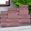 Cotton Plush Highly-Absorbent Heavyweight Luxury 12 Piece Assorted Towel Set by Blue Nile Mills - 2 of 4