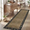 Washable Living Room Rug Floral Bordered Area Rugs Soft Thin Indoor Carpet  Modern Throw Aesthetic Mat Non Slip - 2 of 4