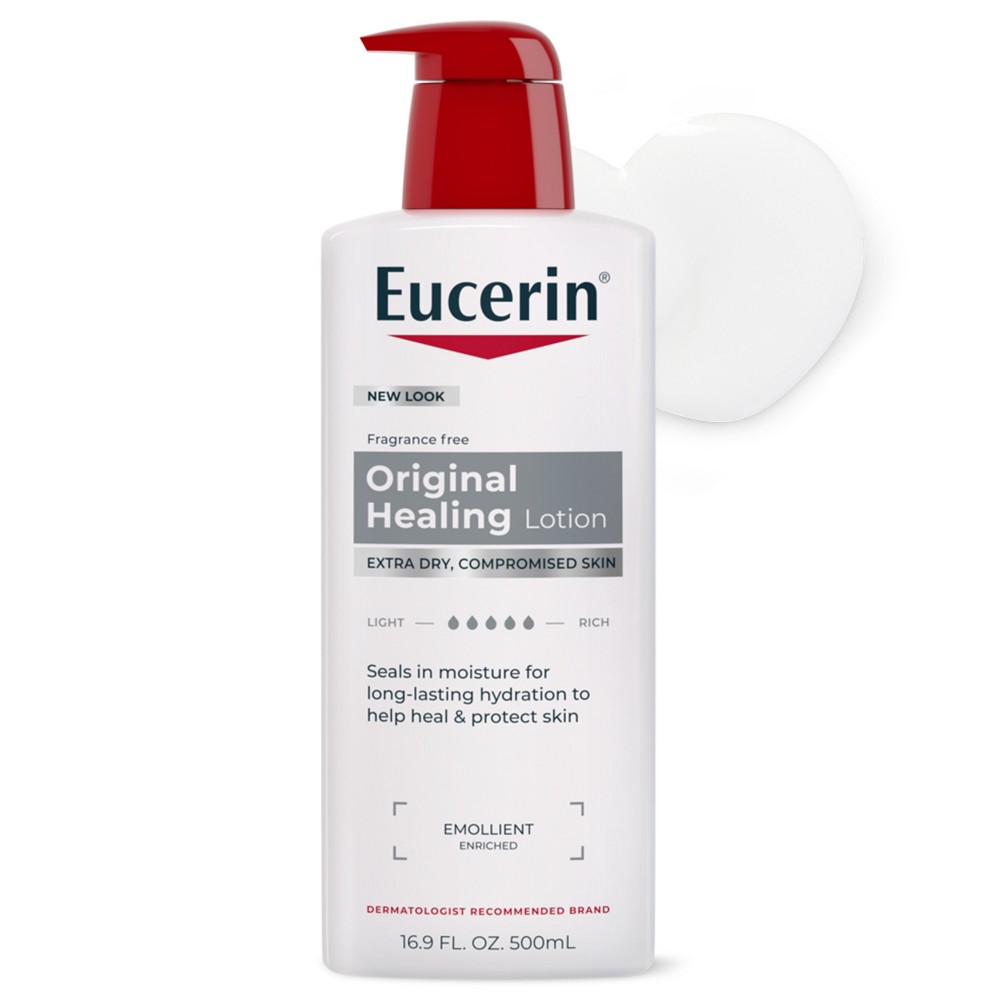 UPC 072140110208 product image for Eucerin Original Healing Rich Body Lotion for Dry Skin Unscented - 16.9 fl oz: M | upcitemdb.com