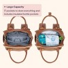BabbleRoo Premium Vegan Leather Diaper Bag Backpack, Travel Backpack, Spacious & Stylish Nappy Organizer - 4 of 4