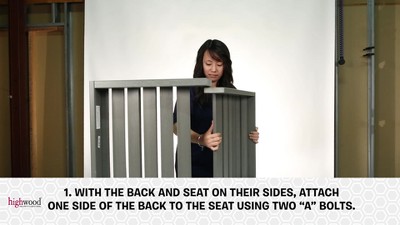 Coastal Teak Weatherly 27" Modern Garden Chair