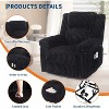 Power Lift Recliner with Heat and Massage, Padded Seat & Back Support, Elderly Chair for Mobility Impaired - 4 of 4