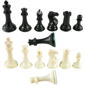 WorldWise Imports Chess Pieces - Tournament 4" Triple Weighted Chess Pieces - 1 of 3