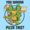 Men's Teenage Mutant Ninja Turtles You Wanna Pizza This? Group Shot T-Shirt - 2 of 4
