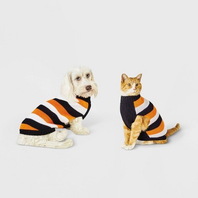 Halloween Candy Corn Boo Dog Sweater - L - Hyde & Eek! Boutique™ : Target