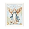 SEVOBAL Wall Art, "Angels We Have Heard on High" Framed Wall Art Duo for Holiday and Winter Decor, White, 18"*1"*14" - 4 of 4