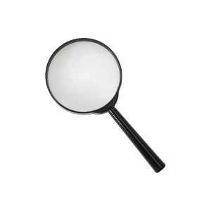Unique Bargains Magnifying Handheld Magnifier 3X Magnification Acrylic 6cm 1 Pcs - 1 of 4