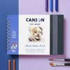 Canson Artist Series Mixed Media Art Book, Fabric Cover, Side Wire Binding, 56 Sheet, 5.8x8.3 inch - 2 of 4