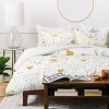 Deny Designs 3pc Queen Menina Lisboa Folk Nordic Bird Duvet and Sham Set - 3 of 4