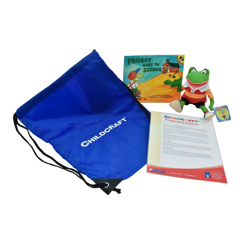 Childcraft Froggy Goes to School Literacy Bag, Book, and Plush, 2 of 5