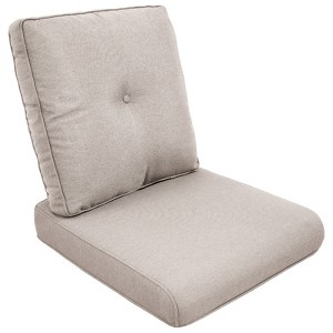 Buenhomino Outdoor Seat Cushion Set 25 x 22 x 4 Inch,Waterproof & Fade Resistant Outdoor Chair Cushions,Deep Seat Cushion with Removable Cover - 1 of 4
