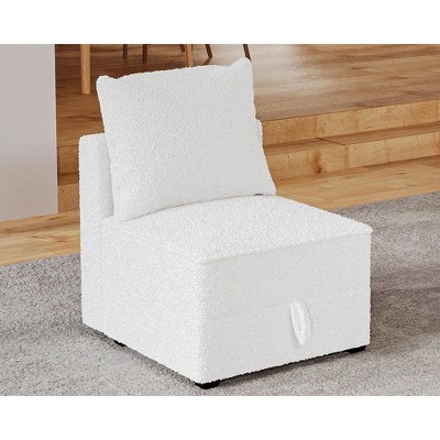 AMERLIFE Modular Sectional Sofa with USB Ports, Cup Holders& Hidden Storage for Office Living Room