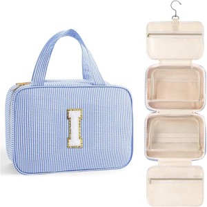 Toiletry Bag Men Hanging Compact Large Travel Initial Makeup for Women Teen - 1 of 4