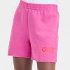 Girls' Bob Marley Fleece Shorts - Pink - 2 of 4