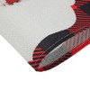 Unique Bargains Christmas Place Mats Linen Red Black White 13 " x 17.7 " 2 Pcs - 4 of 4