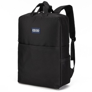 IZOD Wisdom Business Travel Slim Durable Laptop Backpack USB Charging Port, Computer Bag Fits 17" Laptop Notebook - 1 of 4