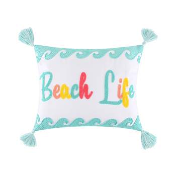Summertime Beach Life Pillow- Levtex Home