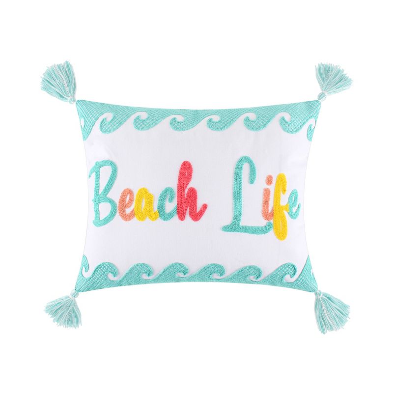 Summertime Beach Life Pillow- Levtex Home, 1 of 5
