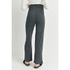 Hello Miz Women's Over The Belly Wide Leg Lounge Maternity Pants - 3 of 4