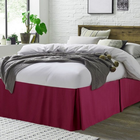 Piccocasa Classic Pleated Tailored Styling Dust Ruffled Bed Skirts 1 Pc ...