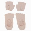 Anna-Kaci Women's Non-Slip Grip Yoga Sock and Fingerless Glove Set with Toe Separation and Ballet Strap Detail - 3 of 4