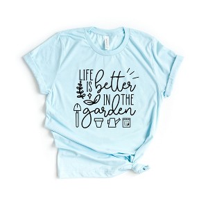 Simply Sage Market Women's Life Is Better In The Garden Short Sleeve Graphic Tee - 1 of 3