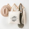 City Creek Prints Better Than Happy Canvas Tote Bag - 15x16 - Natural - 2 of 2