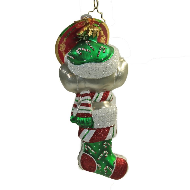Christopher Radko Company 5.5 Inch A Little Stampede Ornament Elephant Baby's 1St Tree Ornaments, 3 of 4