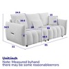 82" Teddy 3-Seater Sofa with Plush Cushions - 2 of 4