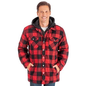 Collections Etc Men's Flannel & Fleece Jacket - 1 of 4