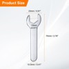 Unique Bargains Galvanized Iron Automotive Repair Furniture Assembly Metric Small Open-End Wrenches 10 Pcs - 2 of 4
