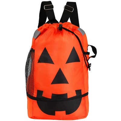 HalloweenCostumes.com    Jack O'Lantern Treat Bag, Black/Orange