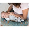 Sweet Jojo Designs Girl Support Nursing Pillow Cover (Pillow Not Included) Boho Floral Wildflower Blue Orange and Pink - 2 of 4