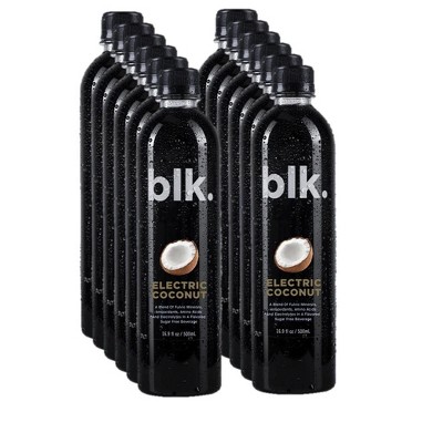 Blk. Electric Coconut Mineral Water - Case of 12/16.9 oz