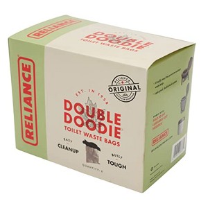 Reliance 2683-13 Double Doodie 2 Liter Portable Toilet Waste Bags - 1 of 4