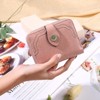 FATMOON Small Women’s Genuine Leather Wallet - RFID Blocking with 7 Card Slots & Zipper Coin Pocket ID Window,for Daily,Travel & Shopping - 4 of 4