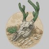 Men's Design By Humans Deer Cactus 2 By kelelowor T-Shirt - 2 of 4