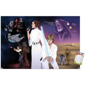 Trends International Star Wars: A New Hope By Erin Gallagher Unframed Wall Poster Prints - 1 of 4