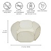 3 Sprouts Recycled Fabric Ball Pit - Beige - 3 of 4