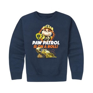Boys' - Paw Patrol - Paw Patrol Movie Graphic Long Sleeve Fleece Sweatshirt - 1 of 4